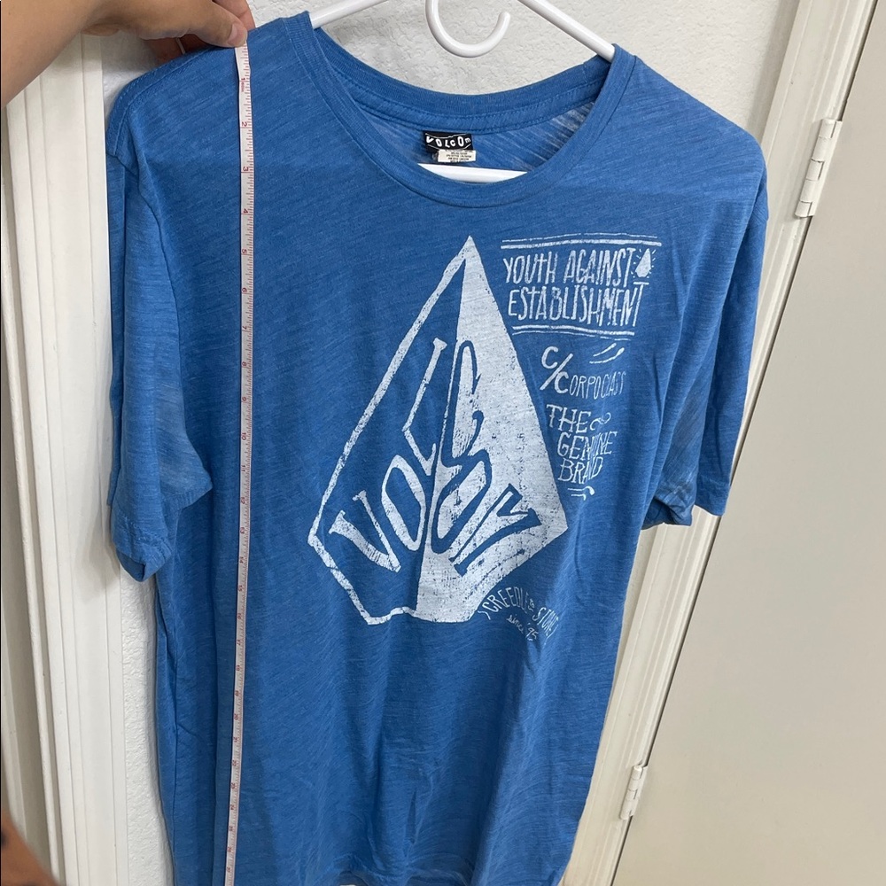 Volcom Blue Graphic Tee - Large